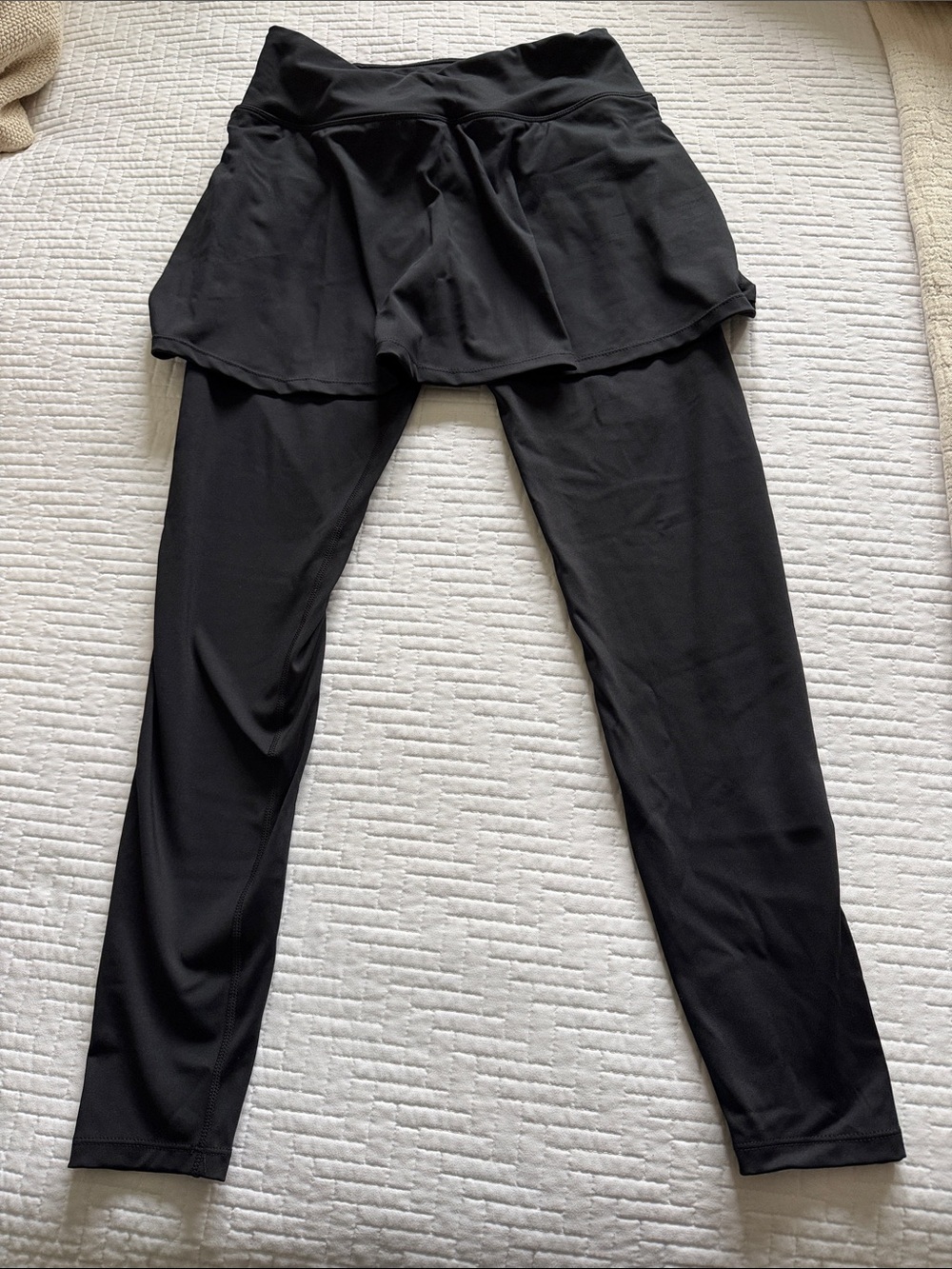 Women’s Black Skirted Leggings - great for Comfortable Everyday Active Bottoms